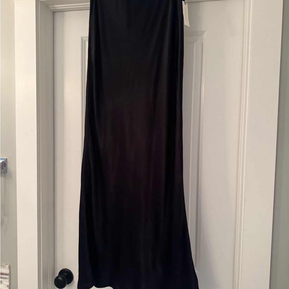 Anthropologie Elegant Black Maxi Skirt